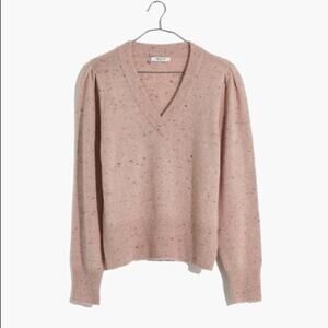 Madewell Donegal Westgate V-Neck Sweater in Coziest Yarn